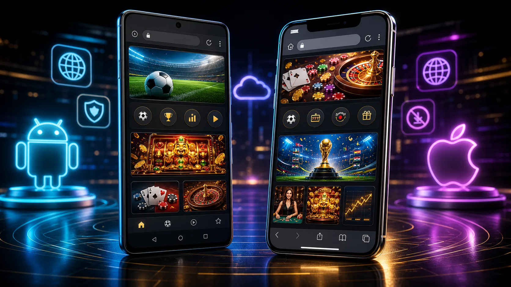 Experiência volcanobet compatível com Android e iOS no navegador mobile